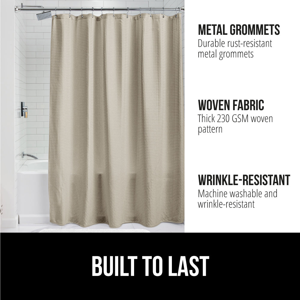 Waffle Shower Curtain - Image 14