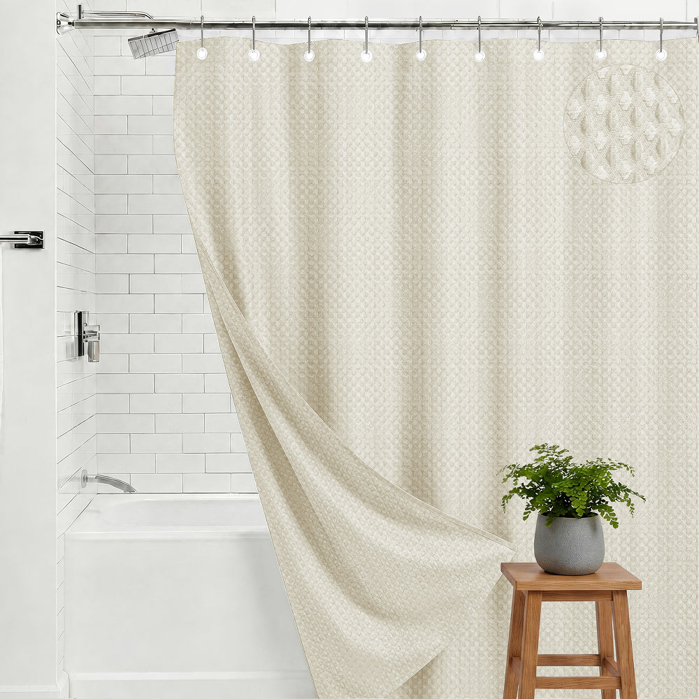 Waffle Shower Curtain - Image 3