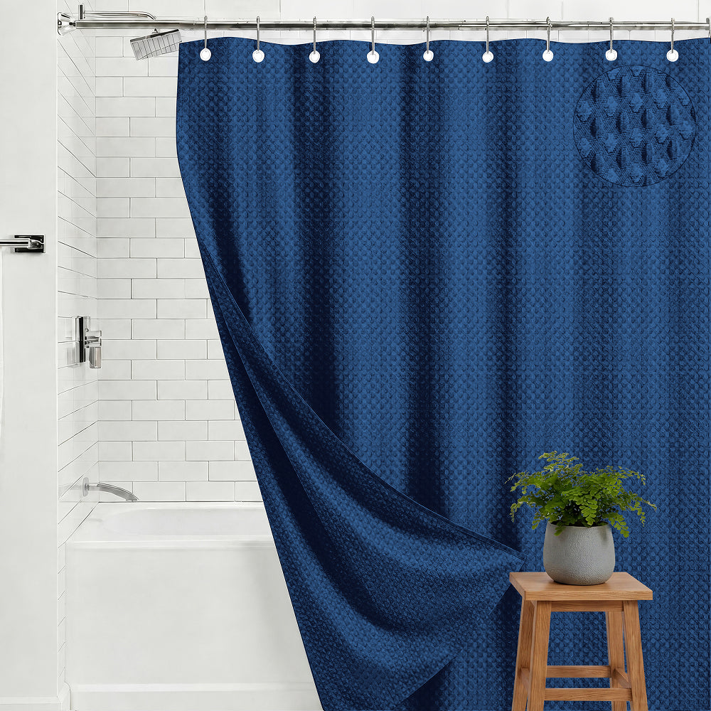 Waffle Shower Curtain - Image 4