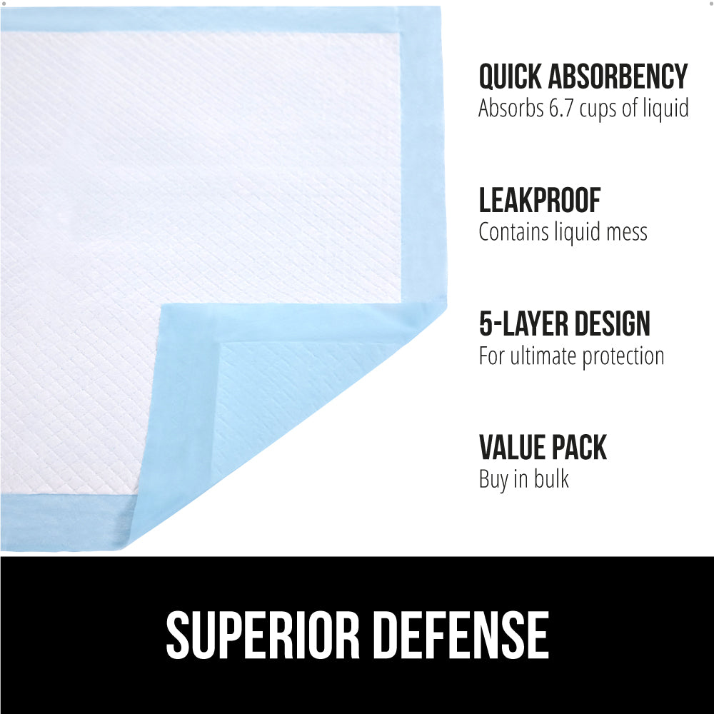 Gorilla Guard Absorbent and Leak Proof Disposable Puppy Pads - Image 8